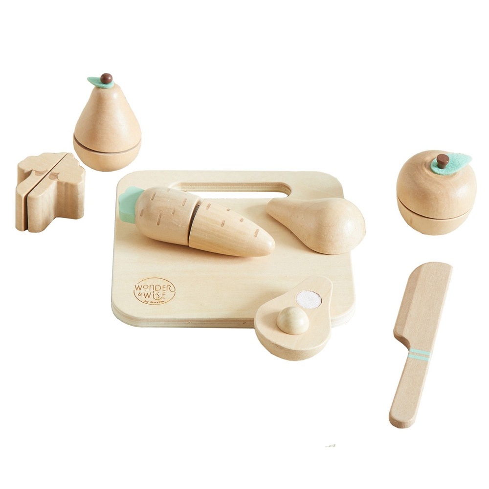 Wonder & Wise Table It Fruits & Veggies Play Food Set - NEW!